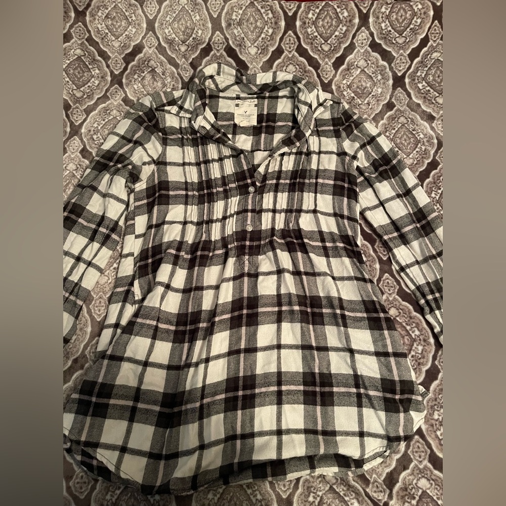 Mid flannel dress like